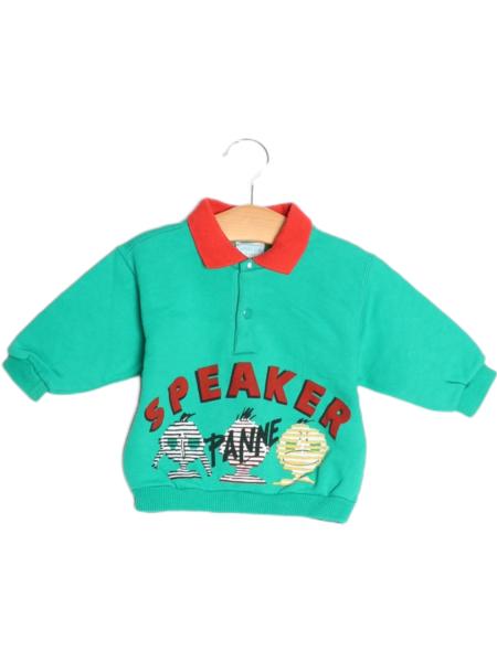 Baby Vintage Sweater mit Polokragen