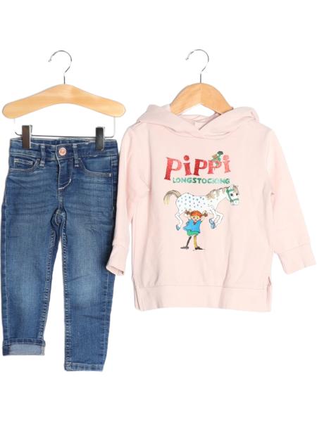 Kinder Jeans und Pippi Langstrumpf Hoodie