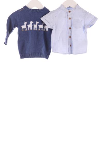 Baby Hemd und Strickpullover
