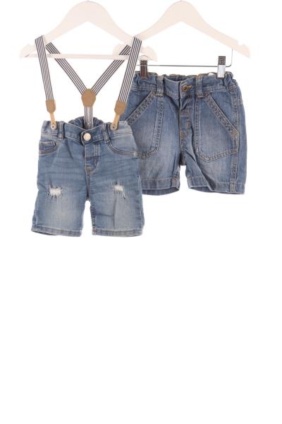 Baby 2er-Pack Jeansshorts