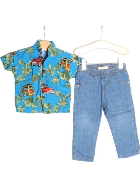 Baby Hawaii-Hemd und Hose