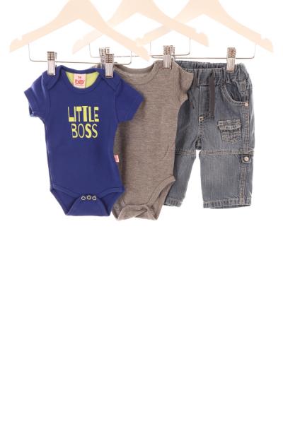 Baby 2er-Pack Kurzarmbodys und Jeans