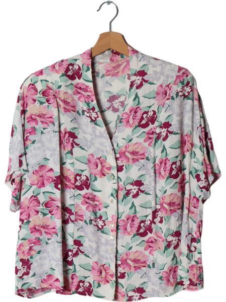Florale Vintage Bluse
