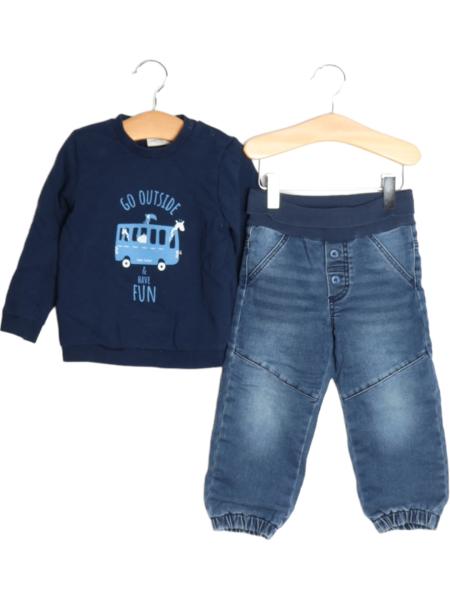 Baby Sweater und Pull-on Jeans