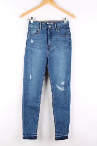 High-Waist Skinny Jeans