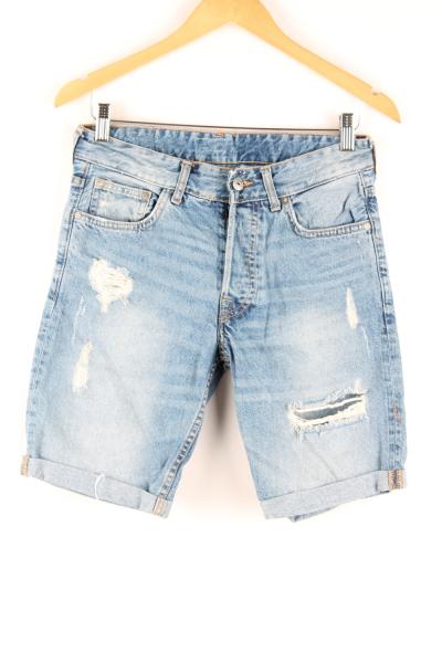 Low Waist Jeans-Shorts