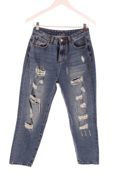 Used-Look Jeans